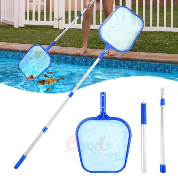 Durable Pool Skimmer Leaf Rake Net Cleaning Swimming Pool Yard Fine Mesh Netting