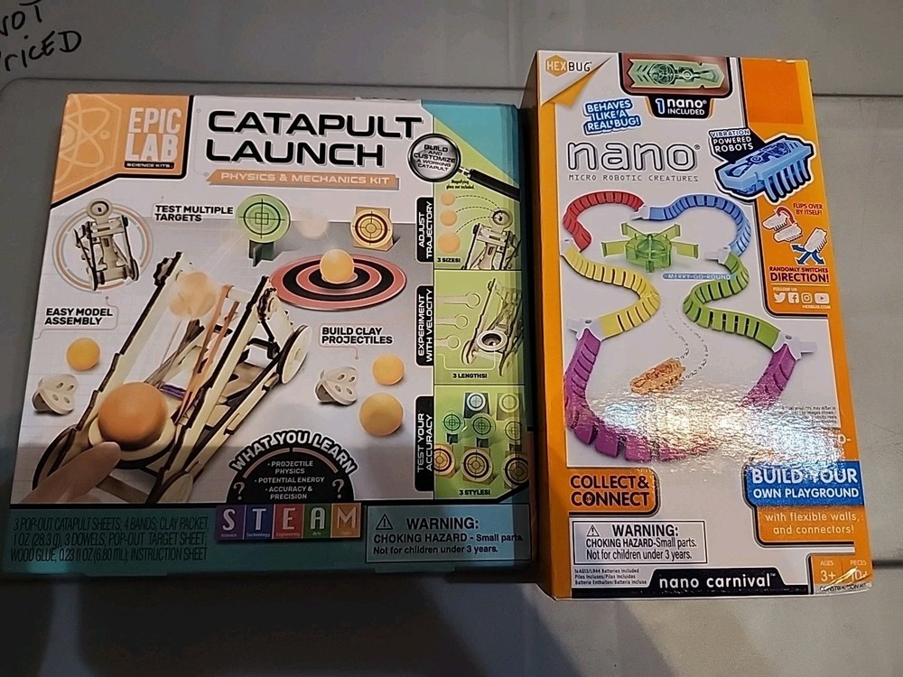 Hexbug Nano Carnival NIB And Catapult Launch By Epic Labs