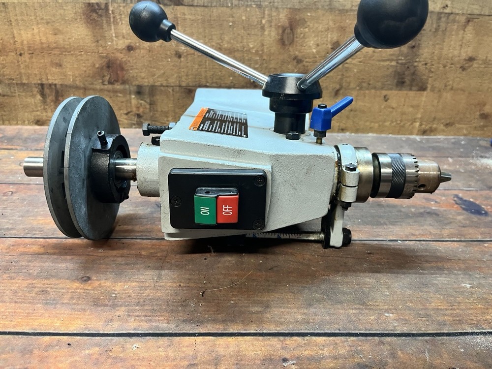 Delta 12" Drill Press Head Assembly Spindle Quill Chuck Variable Speed