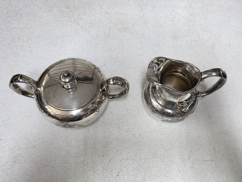 Vintage Silver-Plated Reed & Barton 5-Piece Tea & Coffee Set