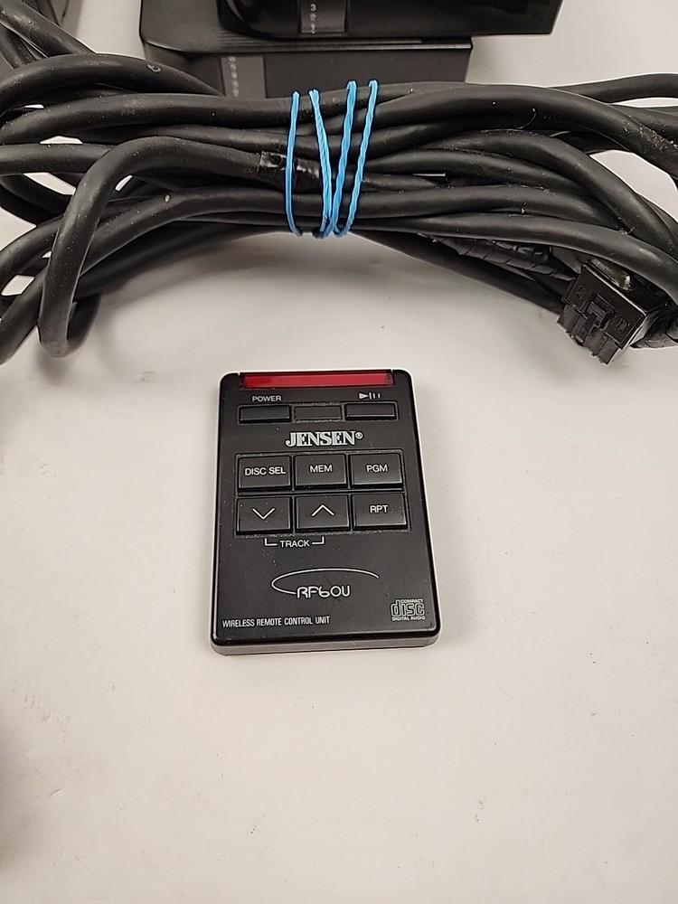 Jensen CD changer, UCH6006, modulator, wireless controller RF60U, NOT TESTED