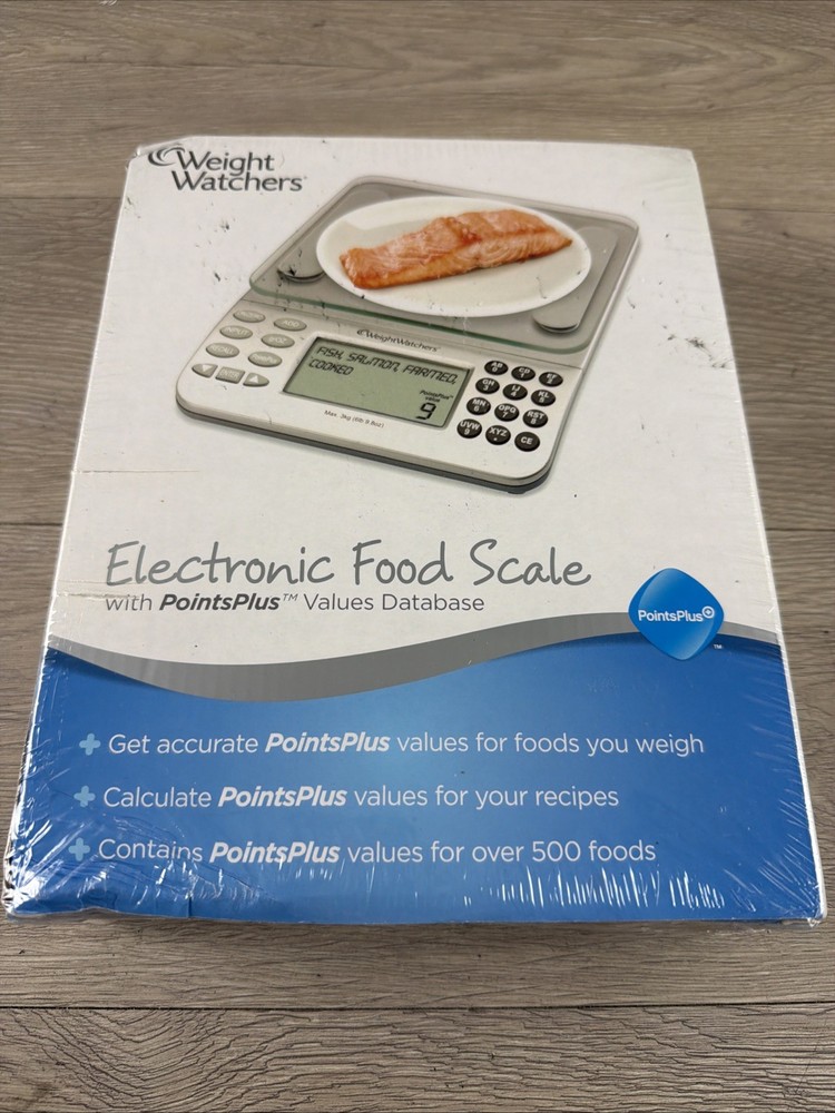 Weight Watchers Electronic Food Scale w/ PointsPlus Values Database Sealed!