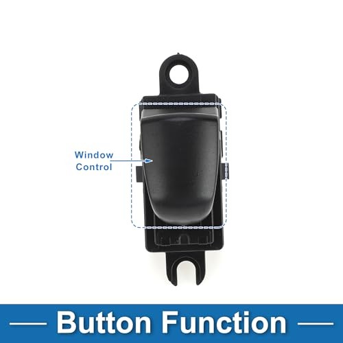 Power Window Switch for Nissan Tiida 2011-2014 Window Control Switch ABS Black