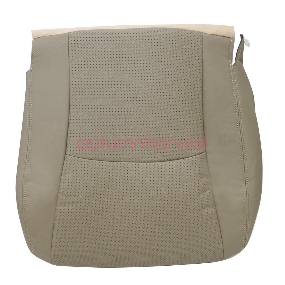 For 2004-2013 Toyota Highlander Front Bottom Replacement Seat Cover Leather Tan