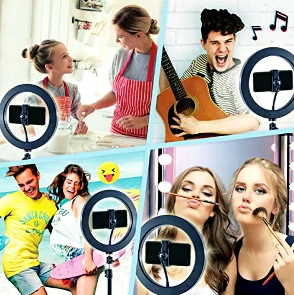 Studio Creator Video Maker Kit DIY Ring Light Phone Holder tripod Green Screen