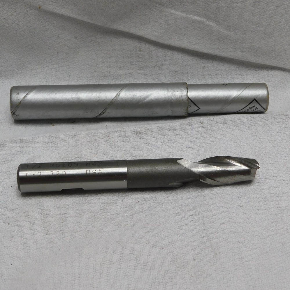 Made in the USA Double Flute 1/2" End Mill
