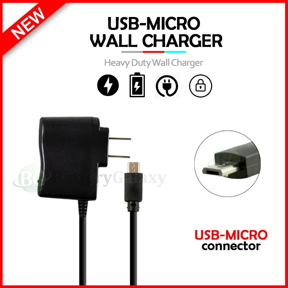 Micro USB Travel Wall Home Charger for Phone Motorola Moto E (2020) / Nokia 2.3