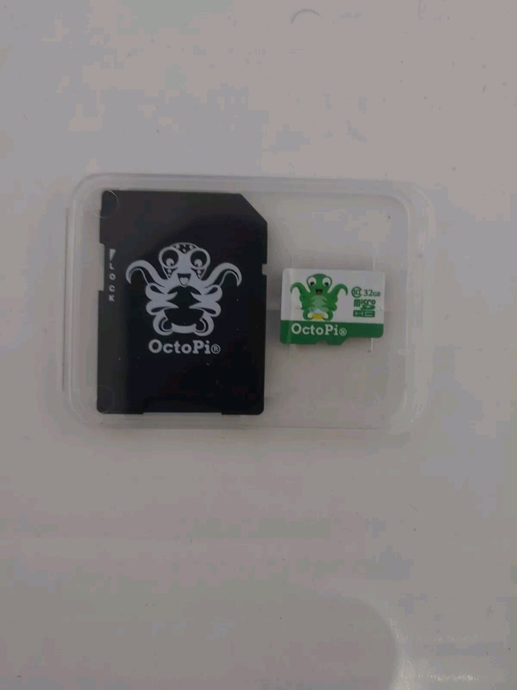 Octopi Branded 32g Micro SD with Octoprint Preloaded