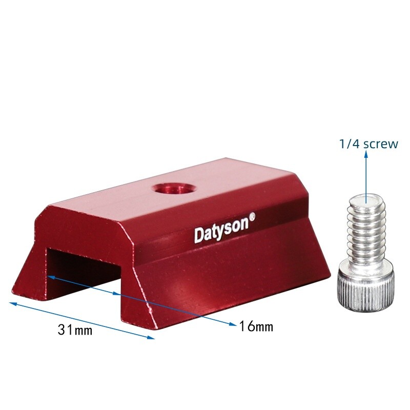 Dovetail Bar Dovetail Mounting Base for Most Telescopes with 1/4 Screw