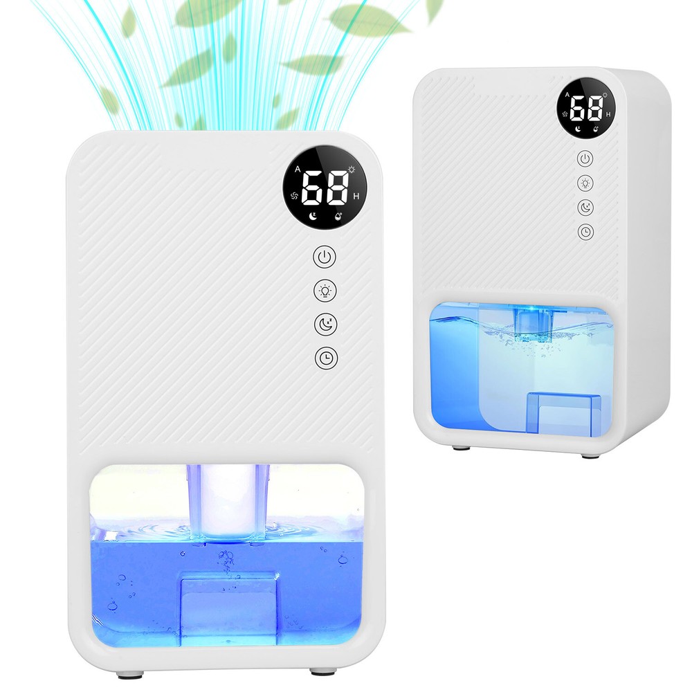 37.2OZ Dehumidifier Indoor Medium to Large Room For Home Basements Office Timer