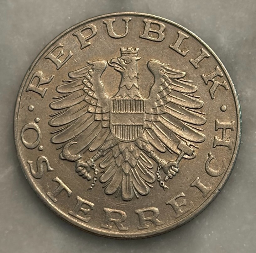 1974 Austria 10 Schilling - VG - Very Good