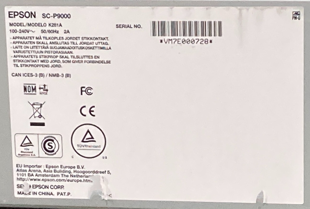 Epson SureColor P9000 K281A 24" Multifunction Plotter Printer w/ Cord (As Is)