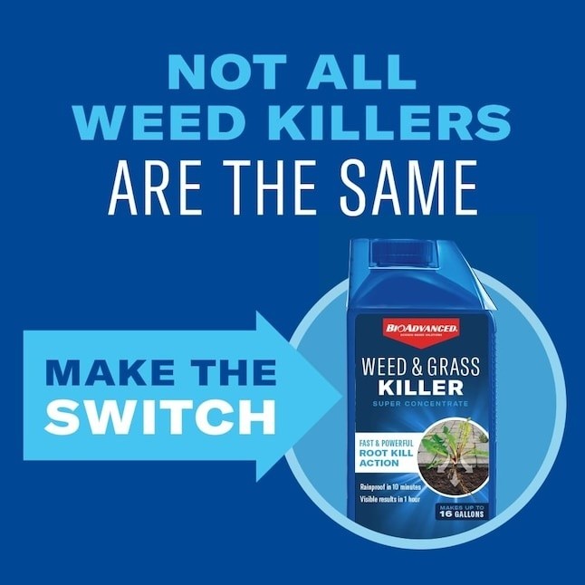 WEED AND GRASS KILLER - BIOADVANCED - 1 GALLON - TRIGGER SPRAY - KILLS THE ROOT