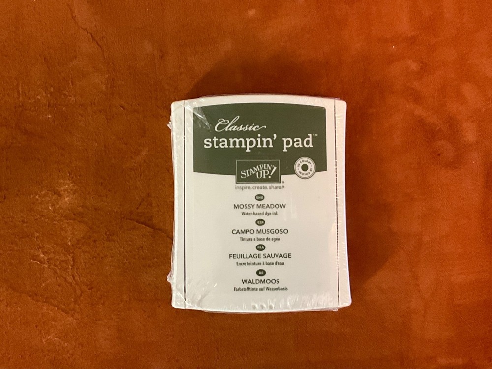 Stampin Up ink pad  Mossy Meadow green UNOPENED!  133645