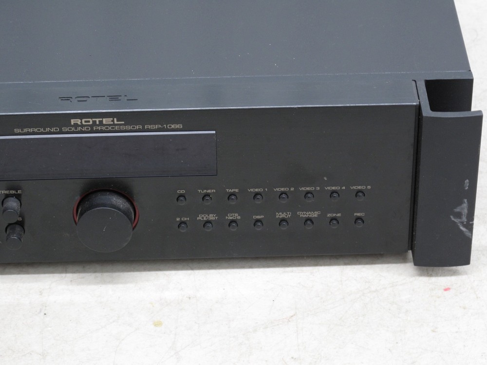 ROTEL RSP-1066 SURROUND SOUND PREAMPLIFIER & PROCESSOR No Remote
