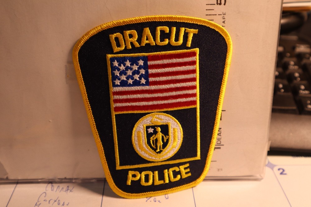 police patch  DRACUT POLICE MASSACHUSETTS