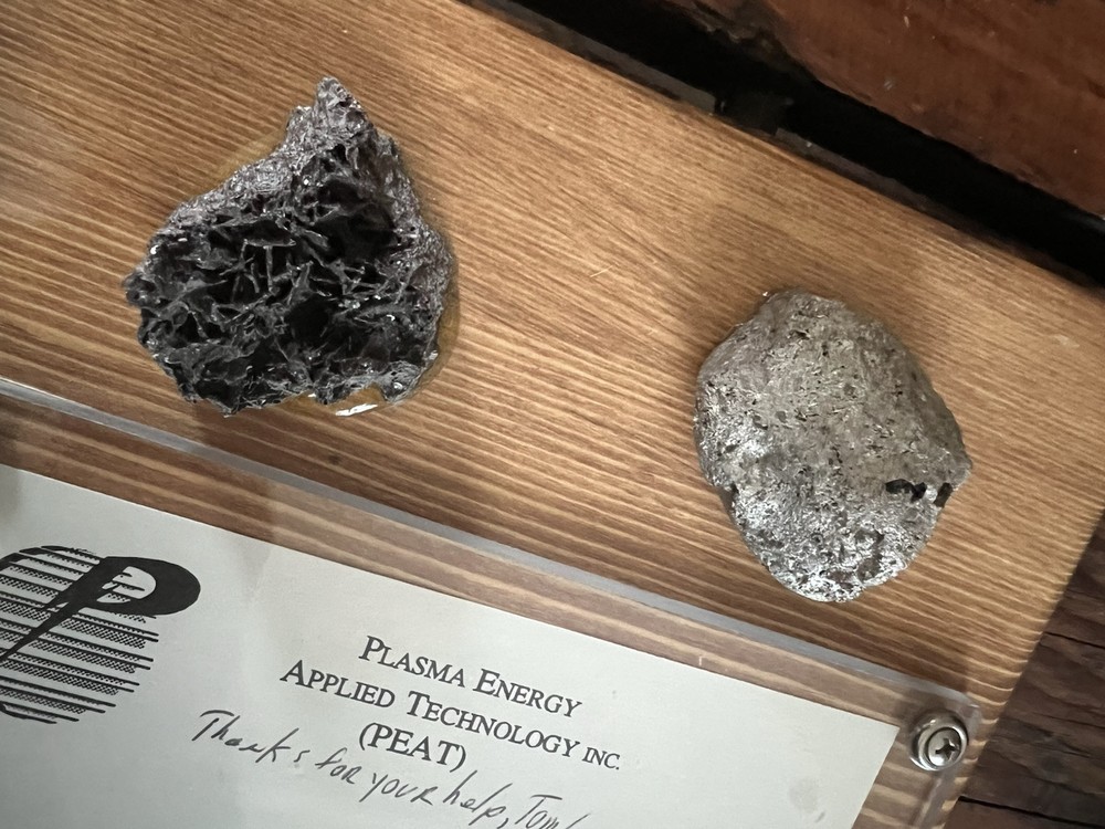 Vintage PEAT Plasma Energy Applied Technology Inc Presentation Plaque Signed