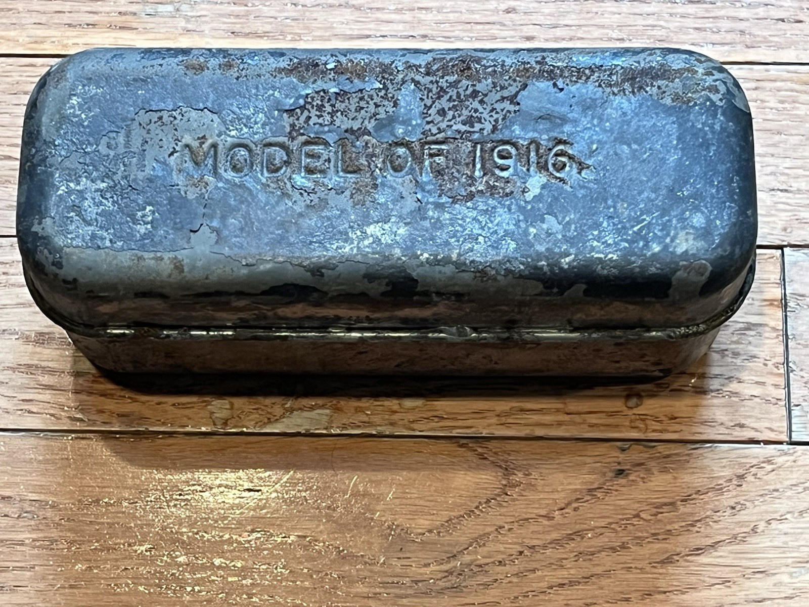 WWI US Military Ration Container M1916 Bacon/Meat Tin