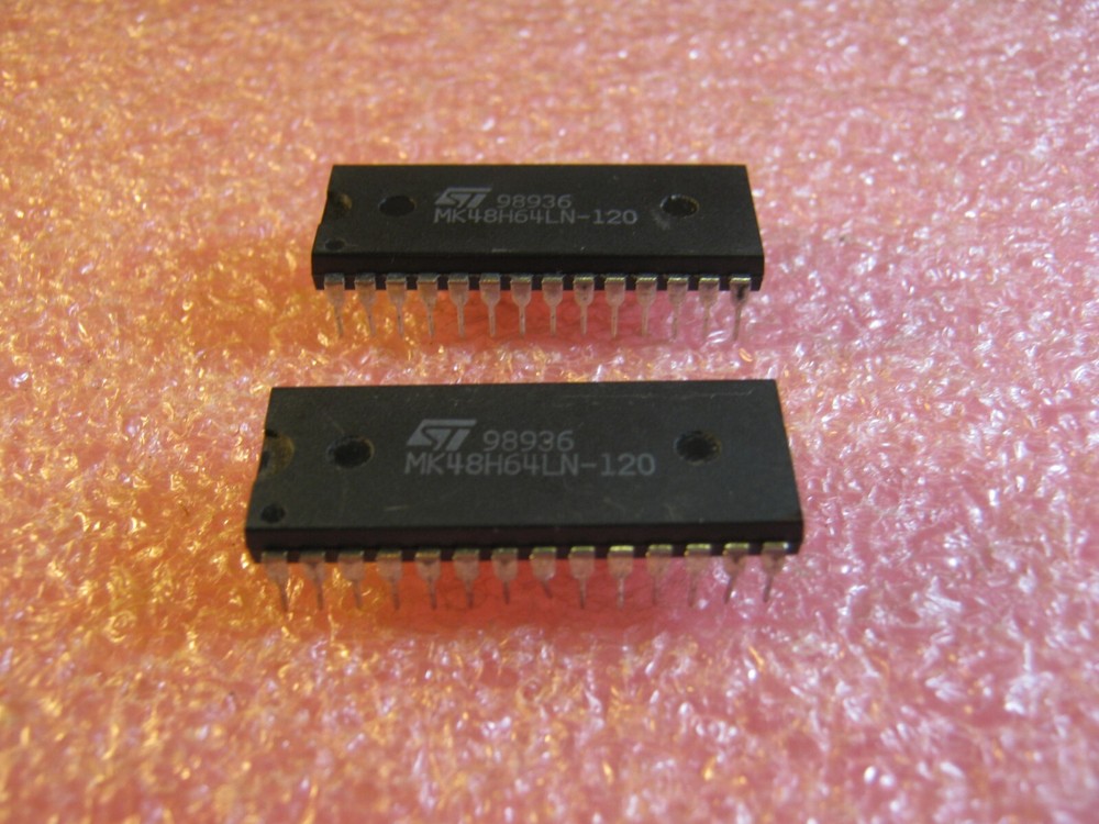 ST Microelectronics MK48H64LN-20 Lot of 2 NOS