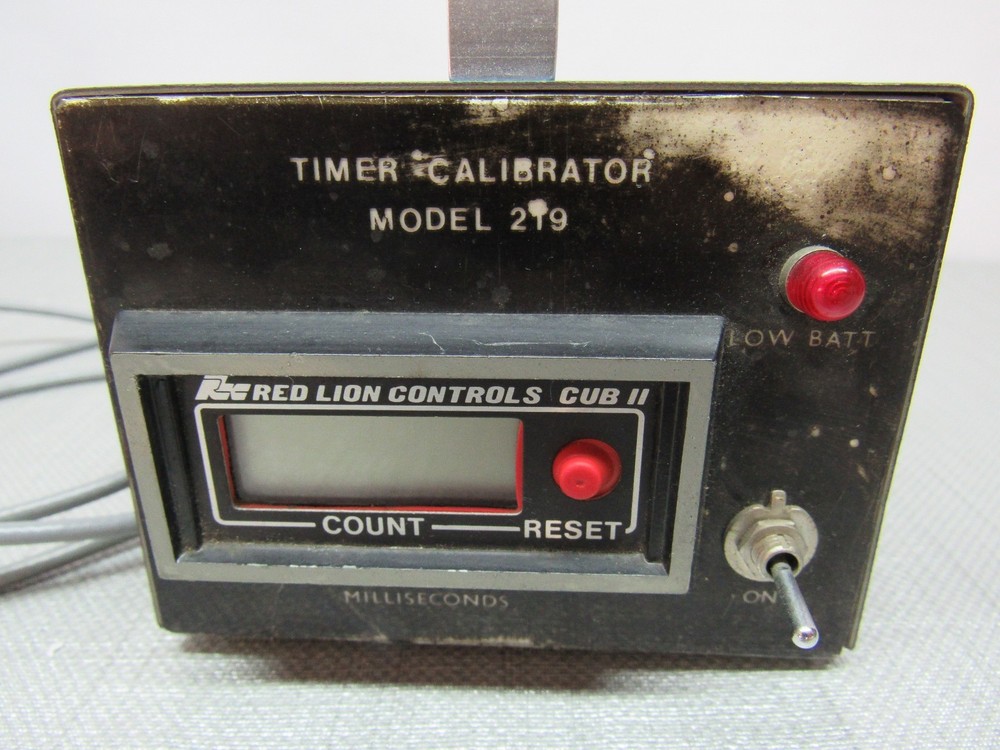 Red Lion Controls CUB II Timer Calibrator Model 219 Milliseconds