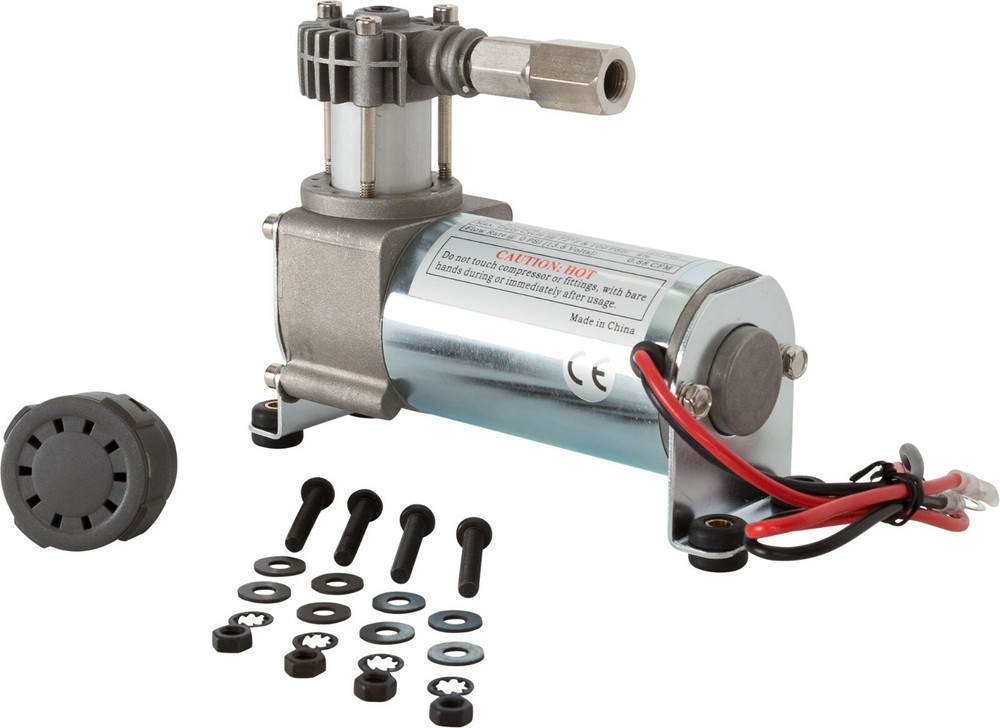 VIAIR 92C Silver Light Duty Compressor with Air Filter for Motorcycle - 12 Volt