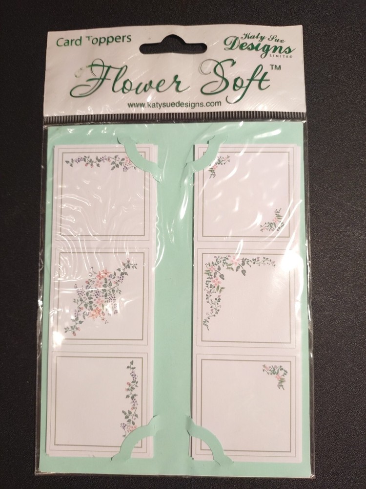 Flower-Soft EDWARDIAN ELEGANCE TAGLETS CARD TOPPERS-Paper Craft-Card Making