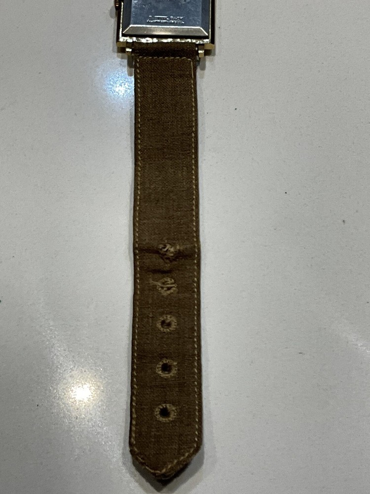 Original Post WWII Early Timex Watch & Air Force Watchband Fond in WWII Chest