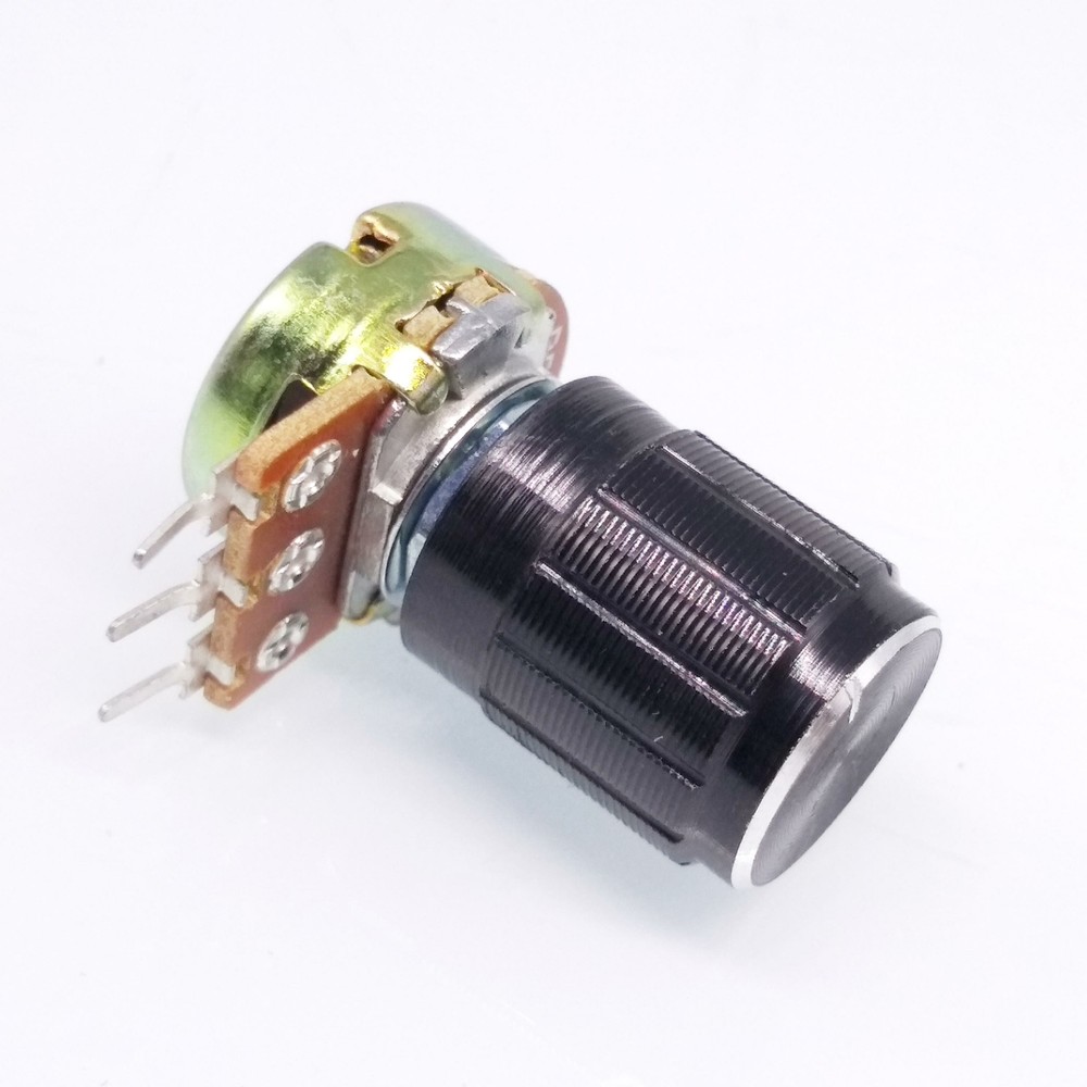 10 Units 2K B2K OHM Linear Taper Rotary Potentiometer POT Black Knob
