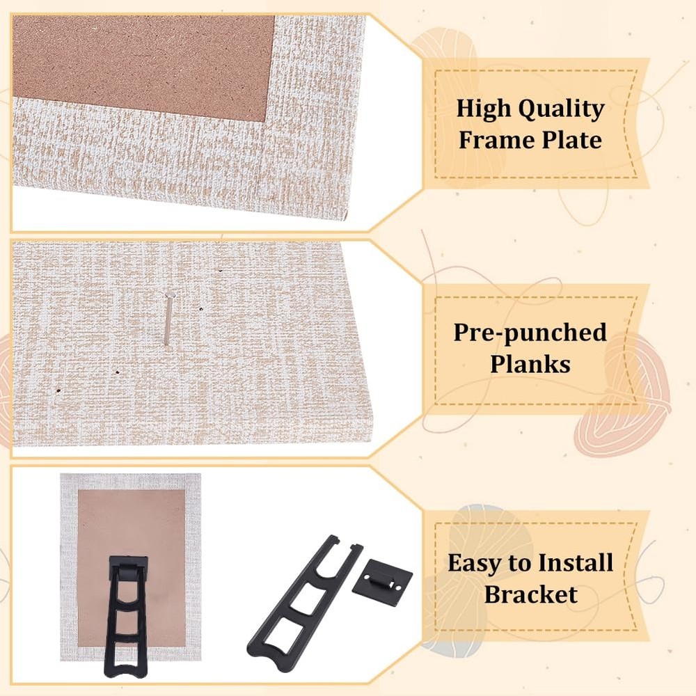 WEBEEDYDIY String Art Kit for Adults Beginners, Medium, multicolor-feather