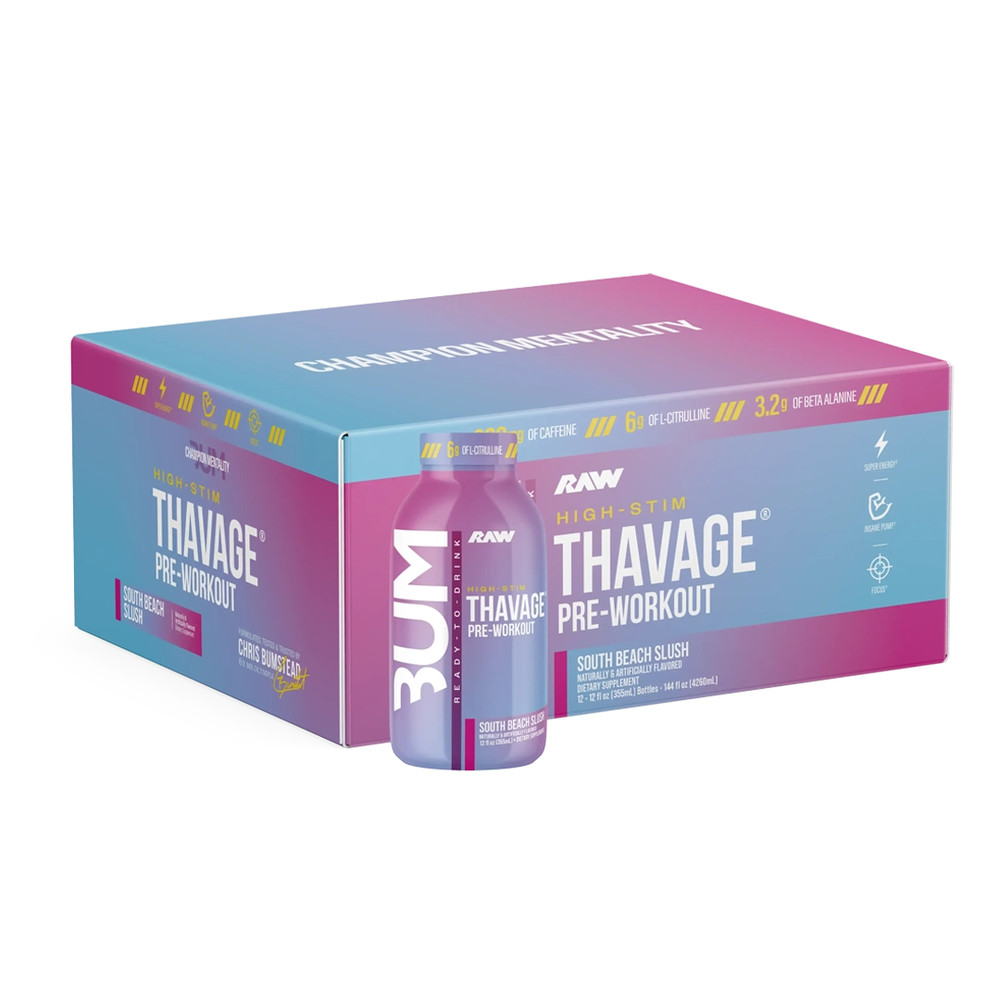 Raw Nutrition x CBUM - THAVAGE (Ready-to-Drink)