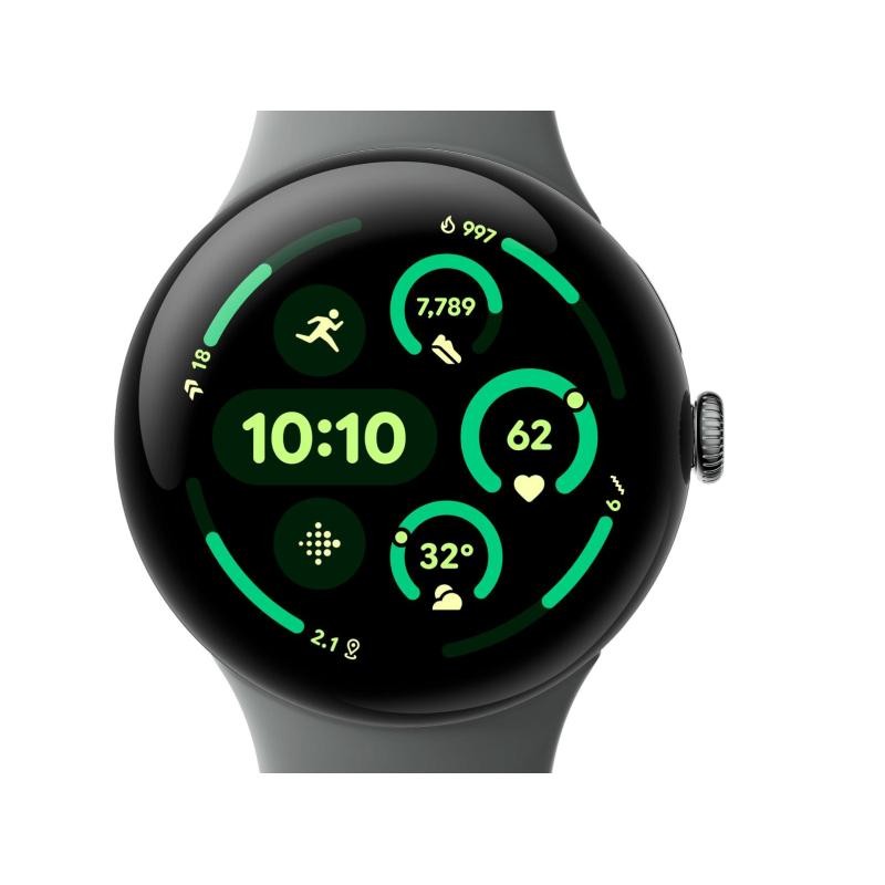 Google Pixel Watch 3 AMOLED 45mm Digital Touch Screen Brown Wi-Fi GPS (Satellite