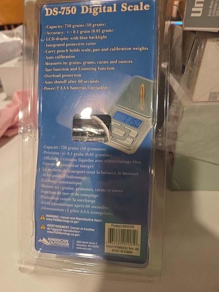 Frankford Arsenal DS-750 Digital Reloading Scale