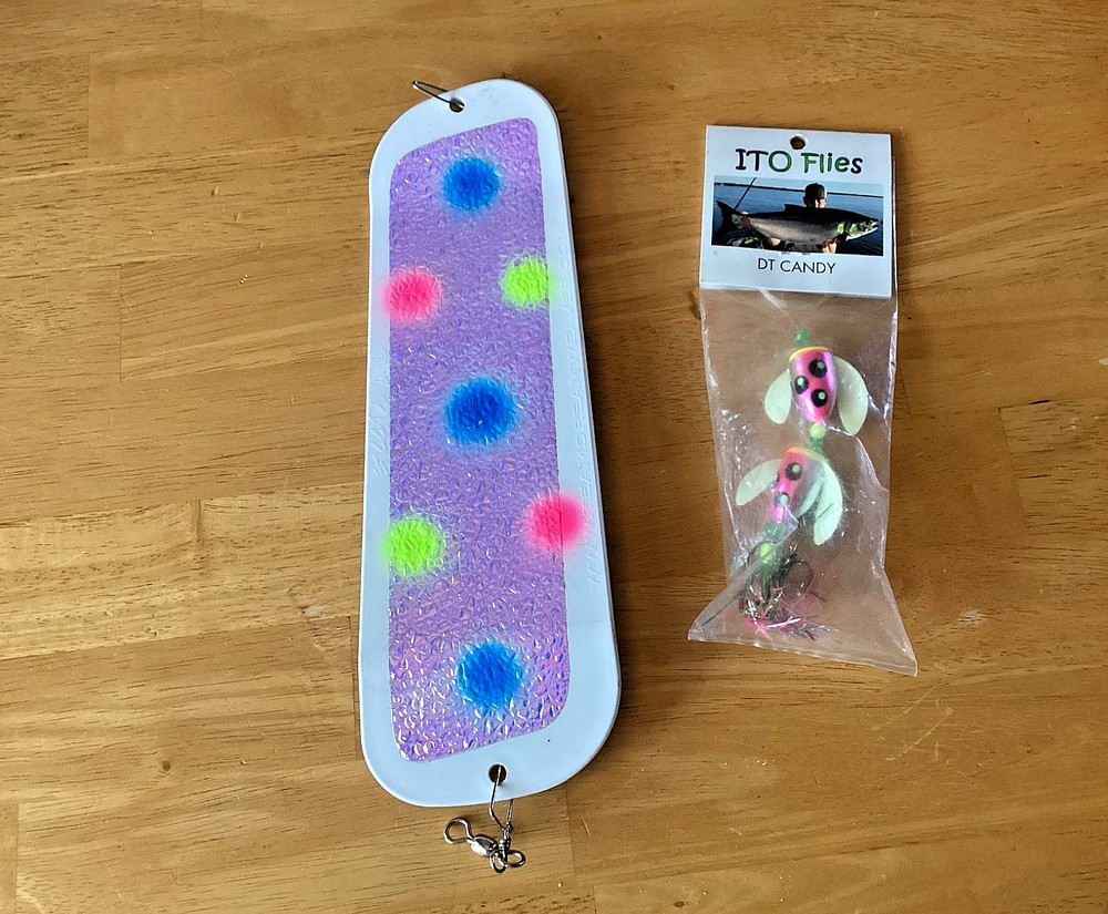 Dreamweaver 11 in. Wonderbread UV Paddle & NEW Spin N Go Glow DT Double LT Candy