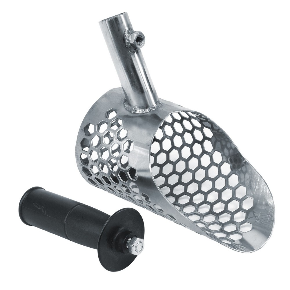 Dune Stingray 6"x4" Stainless Sand Scoop – Hex Holes w/ 2 Mount Options
