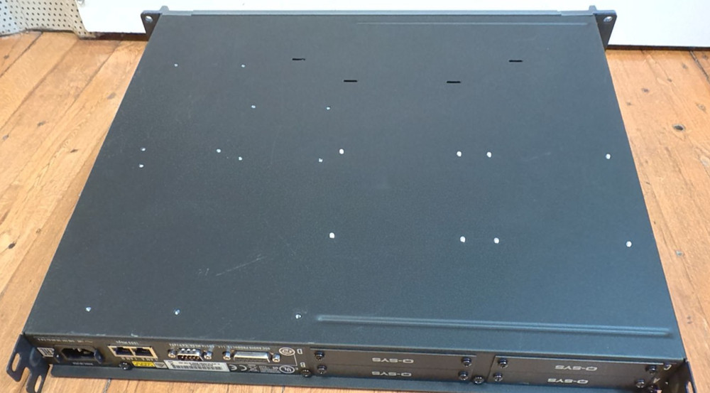 QSC Q-SYS I/O-FRAME - Network Interface w/ NO CARDS - USED