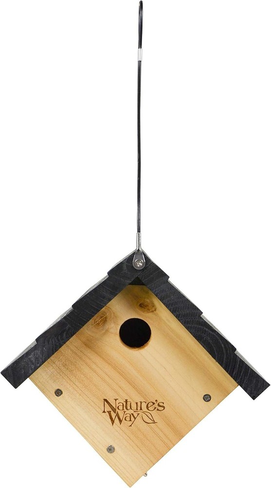 Attractive 8" Cedar Wren House - Quality with Bird-Friendly Features