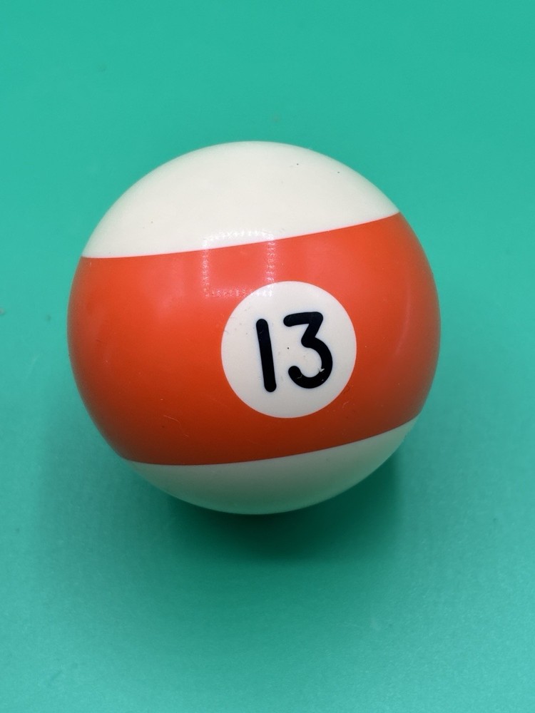 Vintage Pool Table Replacement Ball 2 1/4"