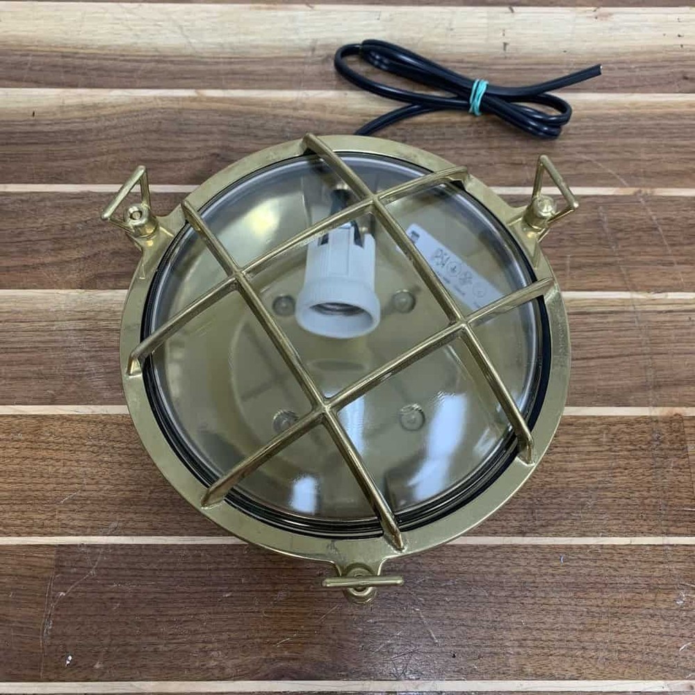Brass Four Bar Ceiling Light