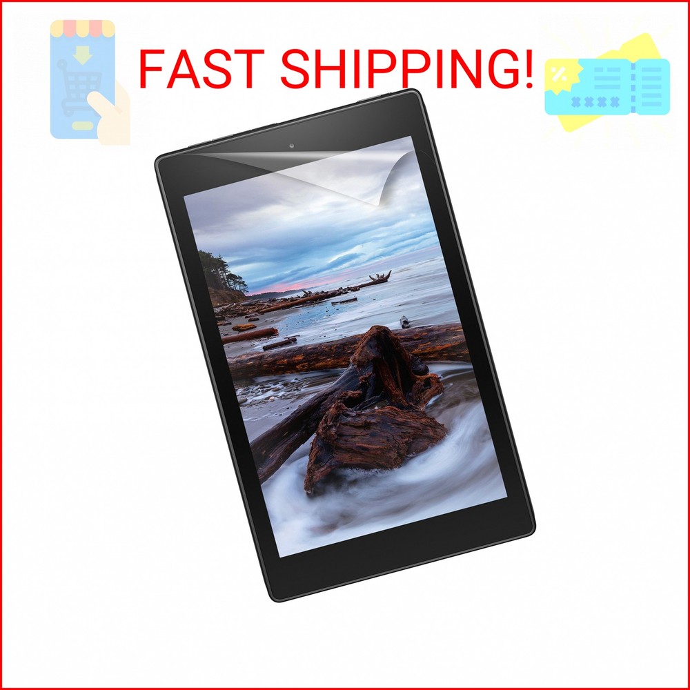 NuPro Fire HD 8 Screen Protector Kit (2-Pack), Clear