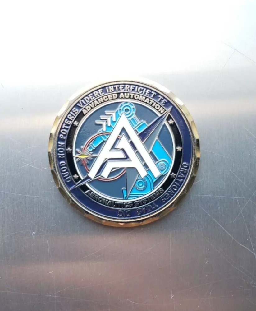 Original B-21 Raider Challenge Coin 2.5" Glow In The Dark