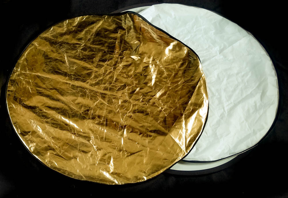 Reflector Diffuser 5 in 1 - Silver, Gold, White, Black - 40" Storage Sleeve