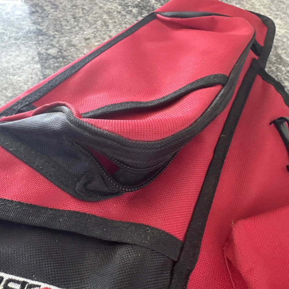 Bohning Red Target Archery Quiver with Bow Storage Pockets