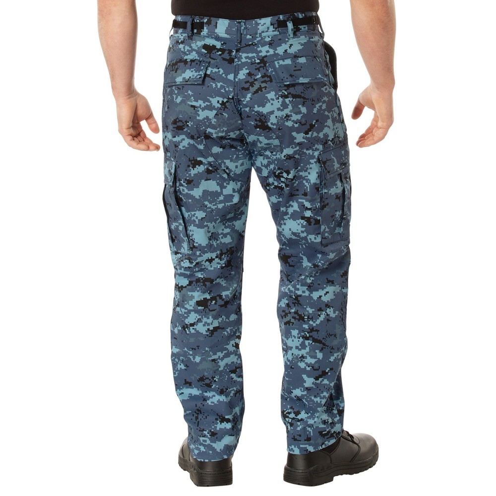 Rothco Digital Camo Tactical BDU Pants | Sky Blue Digital Camo | Medium | 99620
