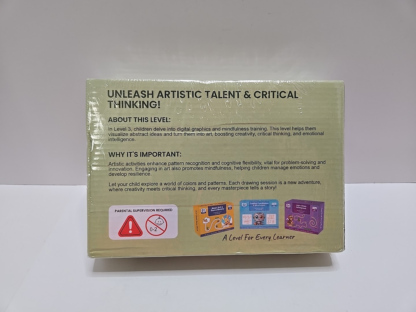 Little Curious Minds ScribbleSmart Workbook Level 3 Artistic Pattern Recognition