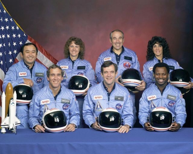 CHALLENGER SPACE SHUTTLE CREW - 8" x 10" Photo Print