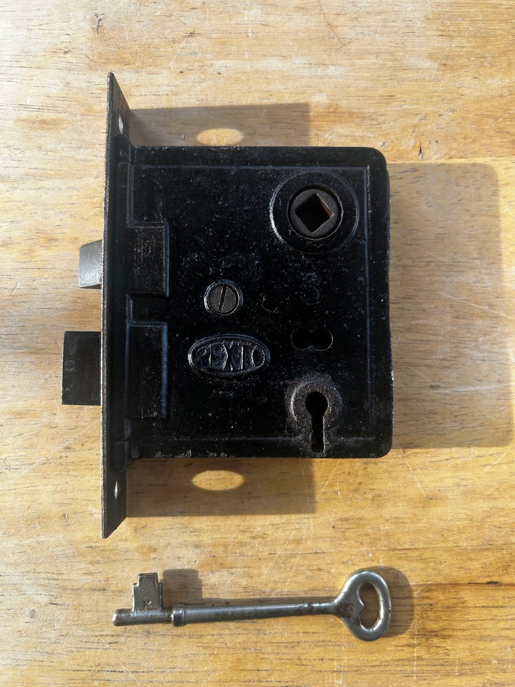 Pexto Mortise Door Lock & Working Key, Free S/H