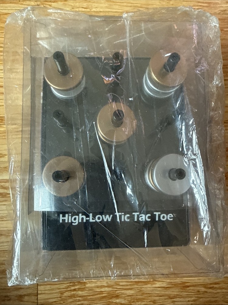 Tic-Tac-Toe - Classic Strategy Levitating Magnetic Game. Mind Walk. New