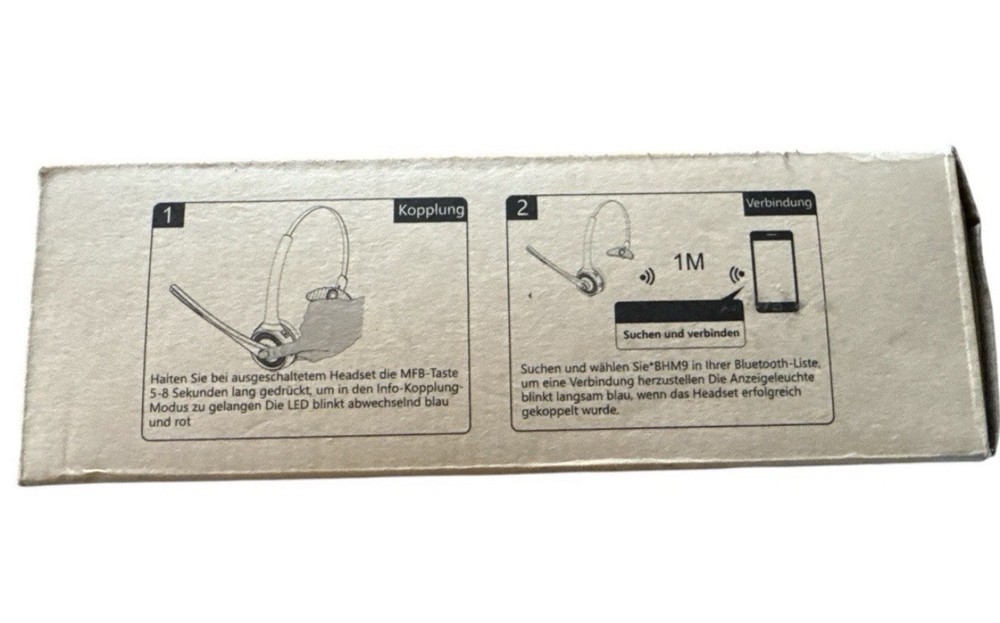 Office Call Center Headset with Mic Wireless V5.0 Bluetooth BH-M9