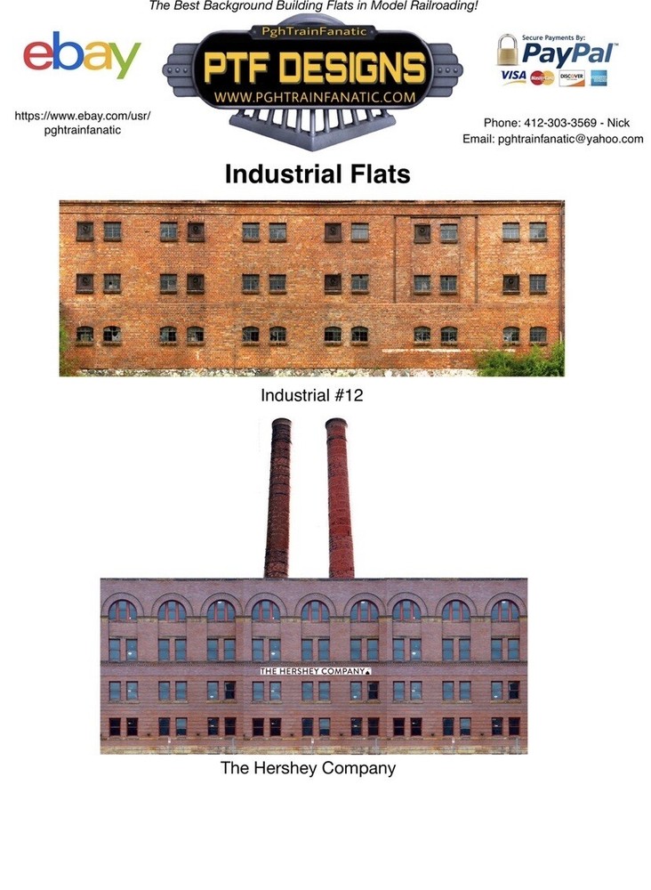 N Scale ABANDONED GRAFFITI FACTORY Building Flat/Front Walthers