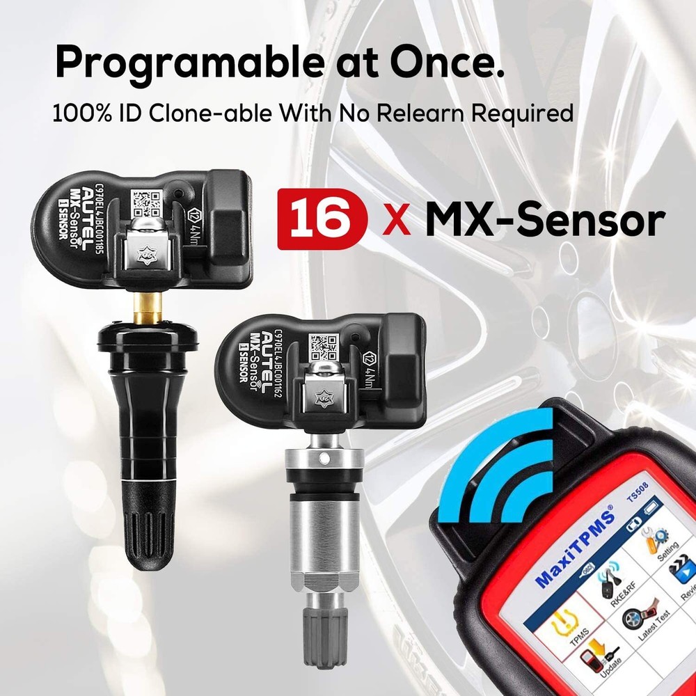 Autel MX-Sensor 315MHz&433MHz Programmable TPMS Universal Tire Pressure Sensor